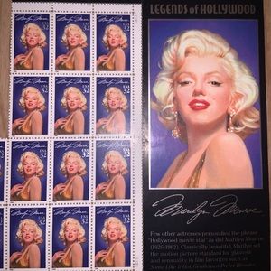Marilyn Monroe stamps rare